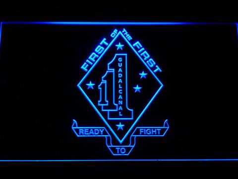 US Marine Corps 1st Battalion 1st Marines LED Neon Sign